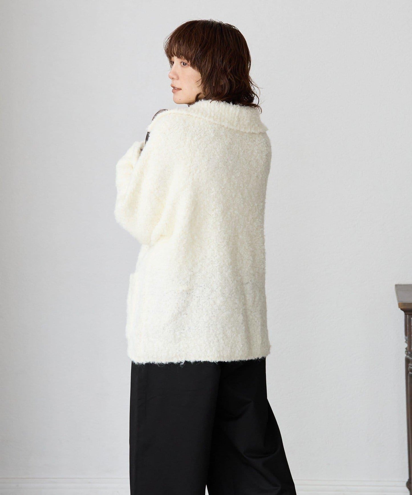 仿羊羔絨開衫/預計10月下旬發貨