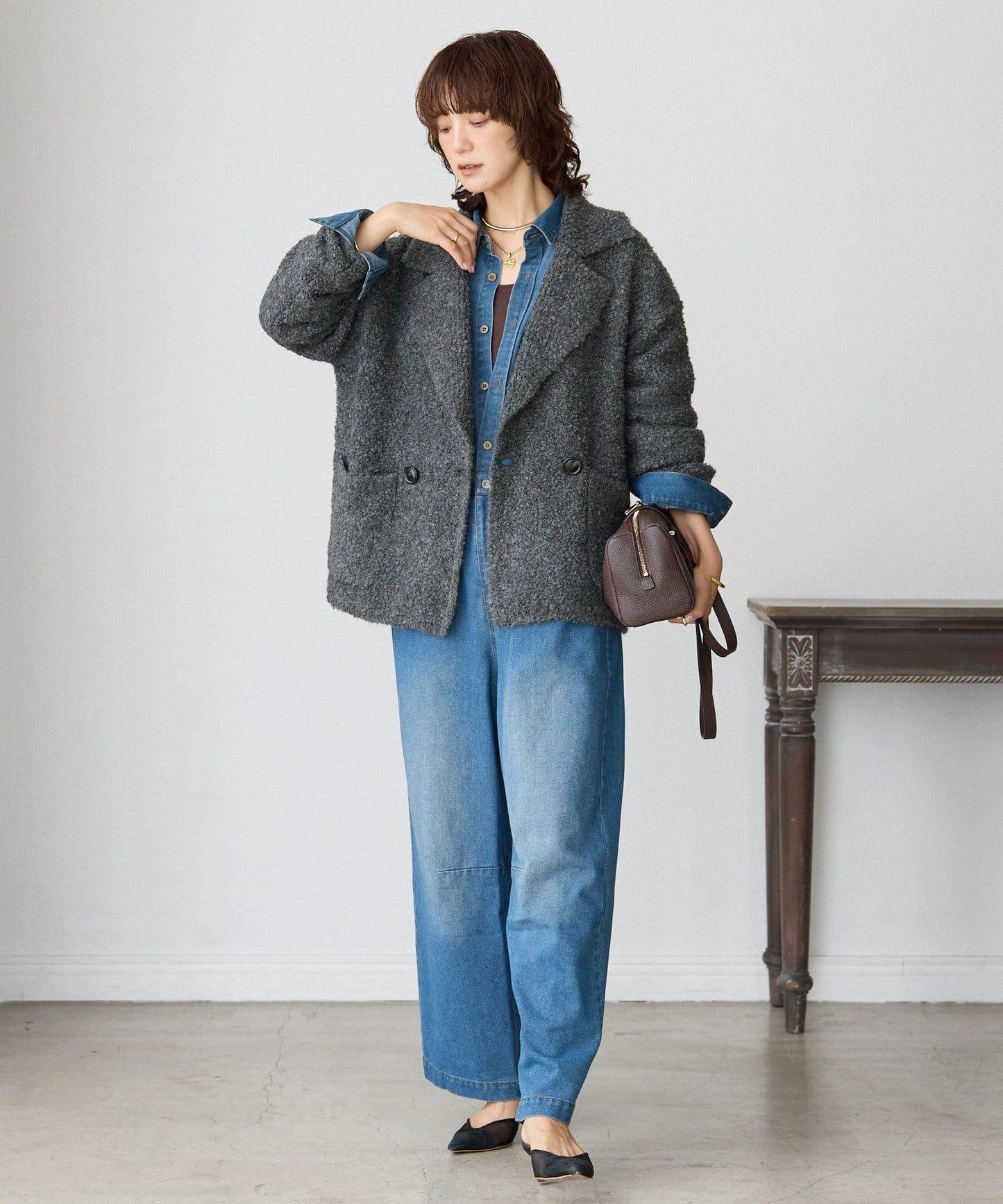 仿羊羔絨開衫/預計10月下旬發貨