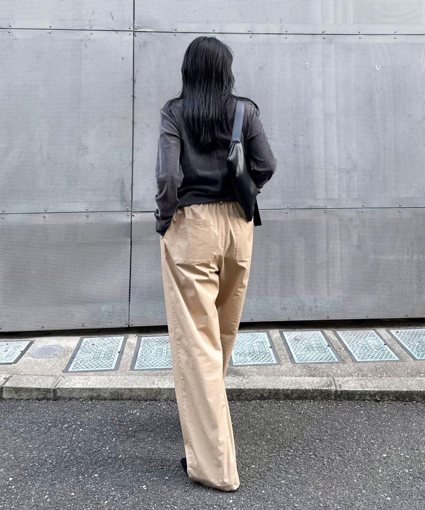 透視植絨短款開衫