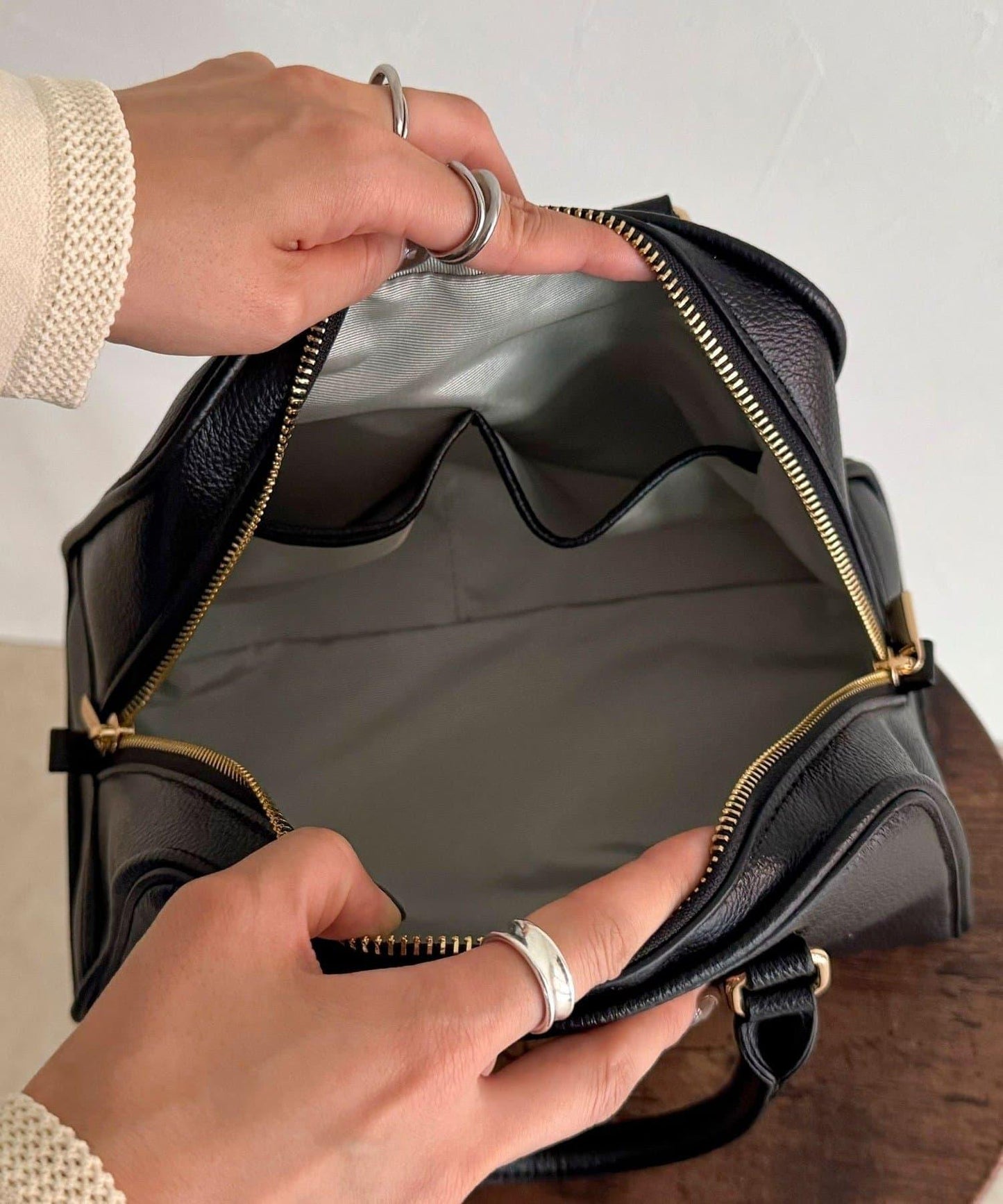 梯形拉鍊波士頓包