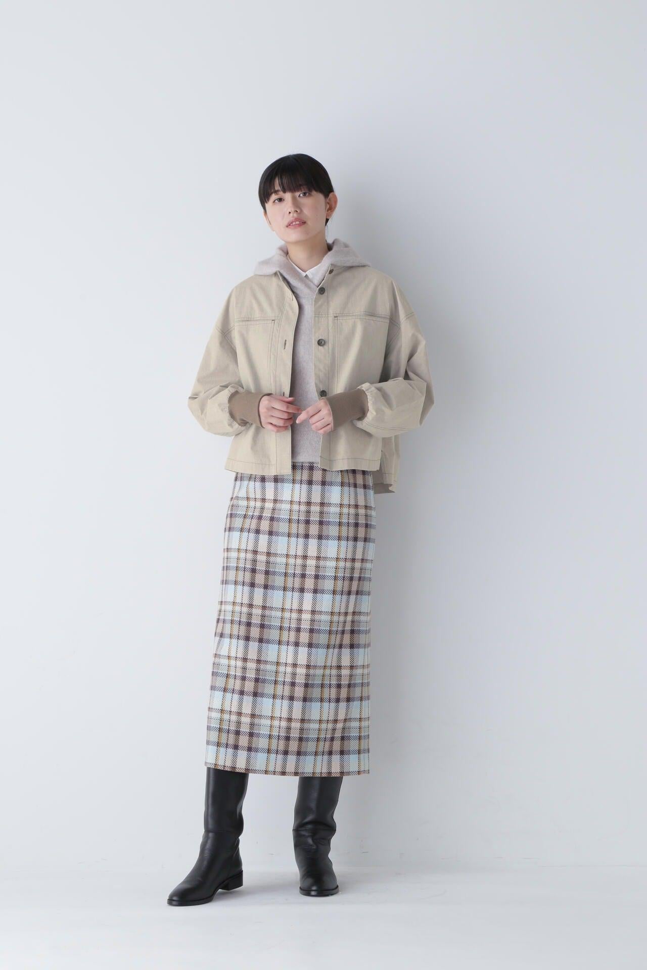 【TSUNAGU】再生棉混紡休閒夾克