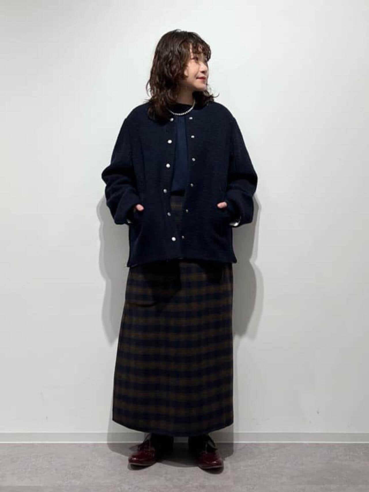 菊池亜希子×LEE×hw 雙面圍裹半身裙