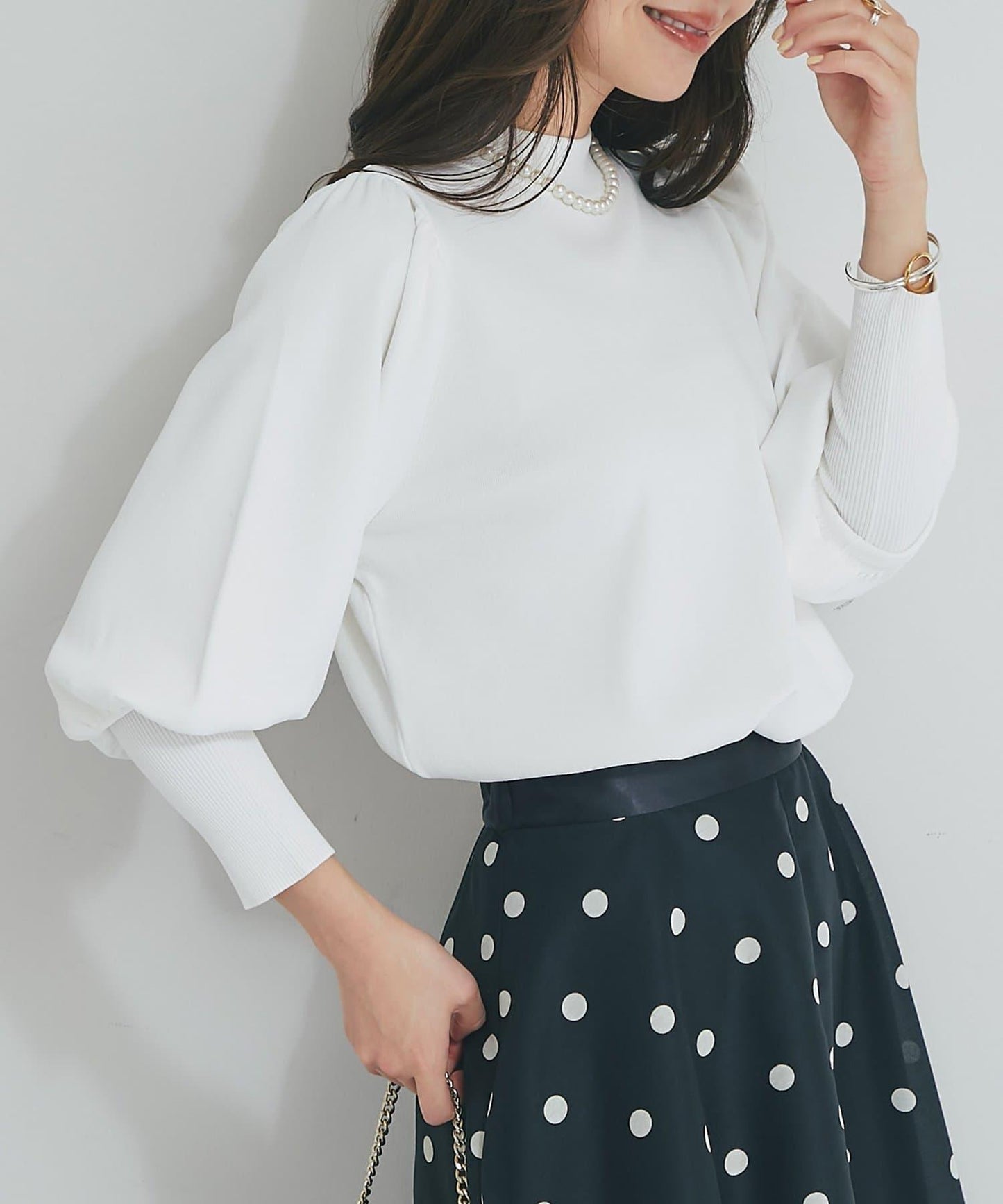 【名品・百搭力最強】泡泡袖針織衫