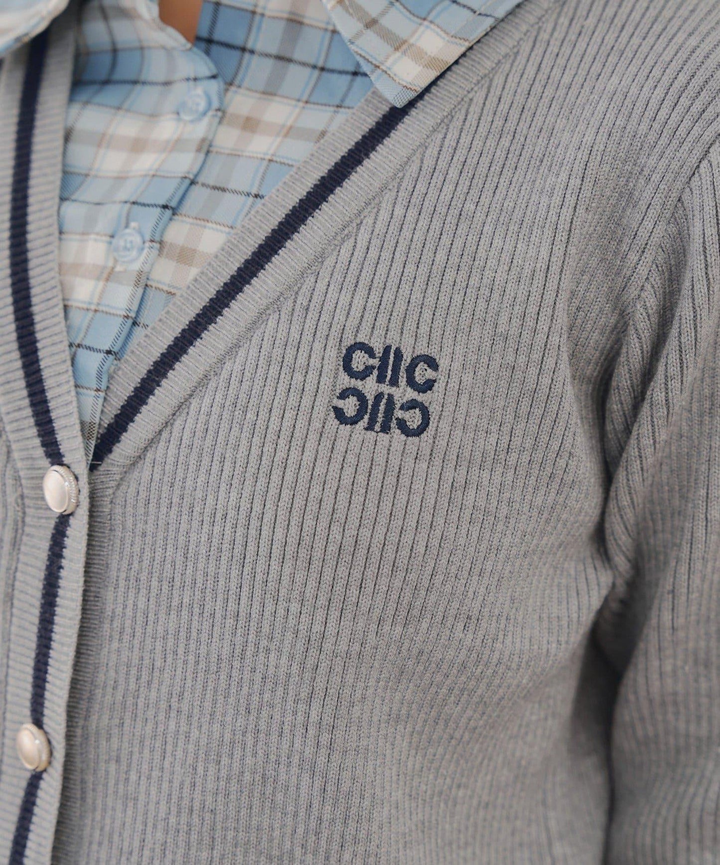 【可成套搭配】襯衫&開衫拼接套頭衫