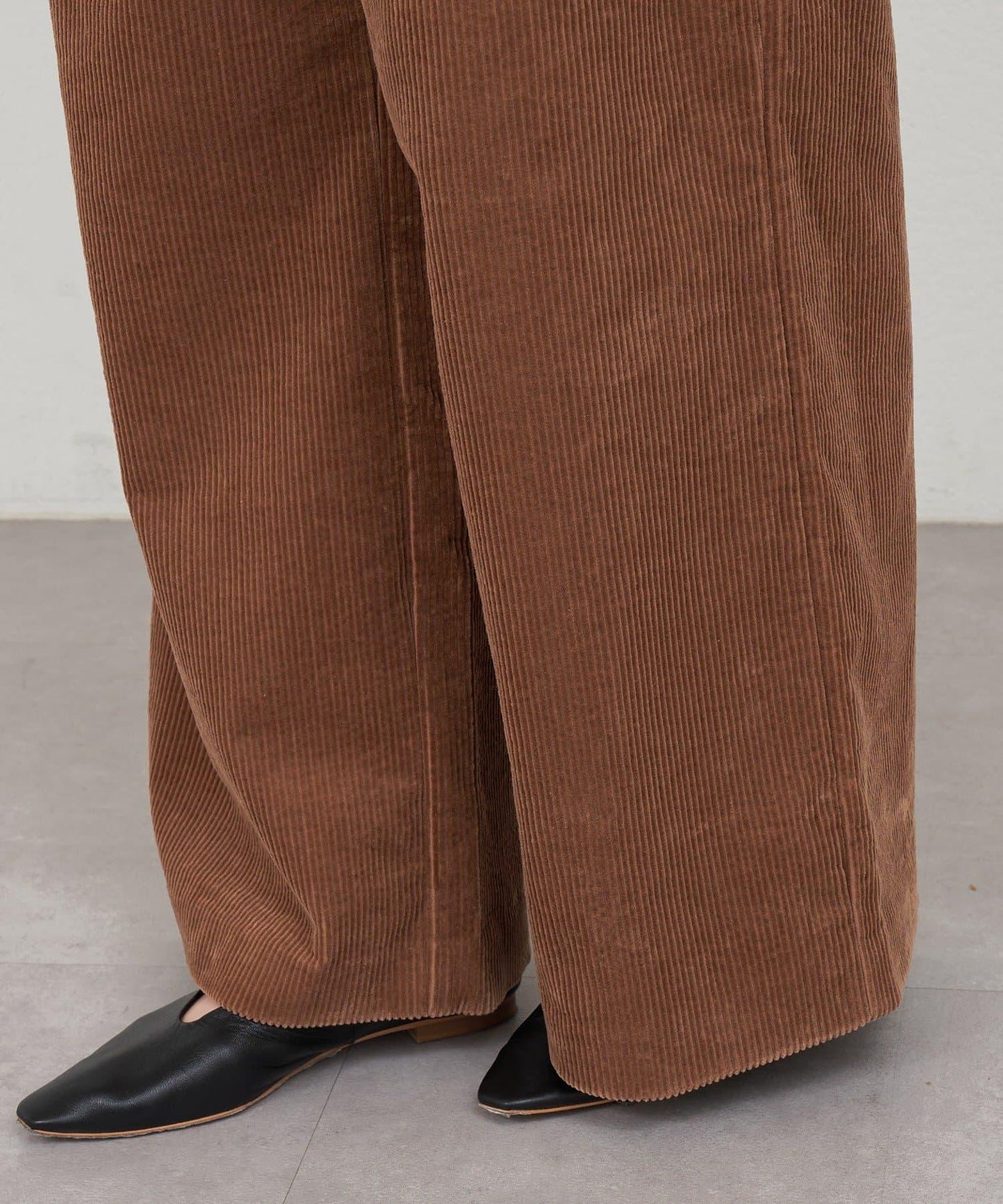 【SHENERY】燈芯絨寬腿褲