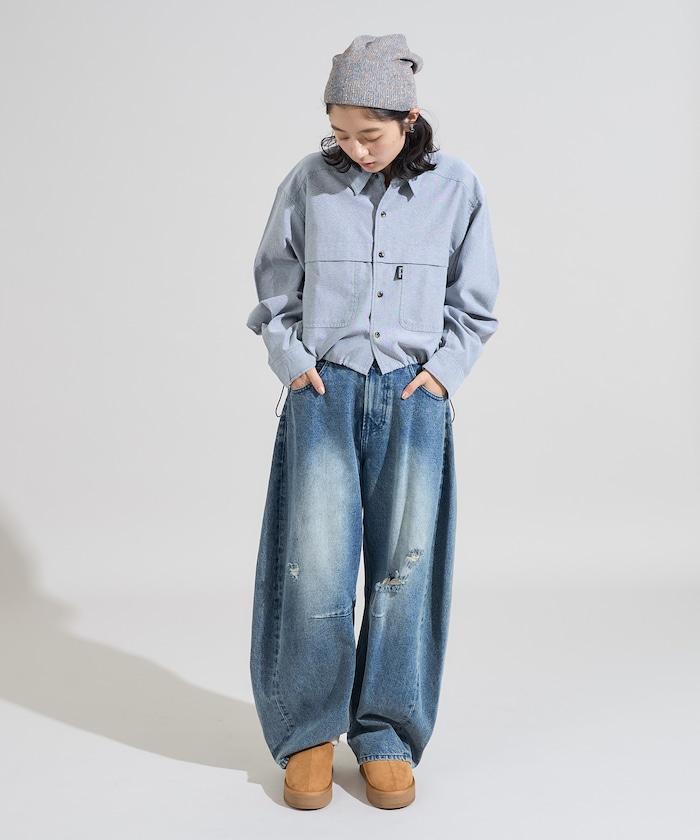 牛津釣魚口袋襯衫