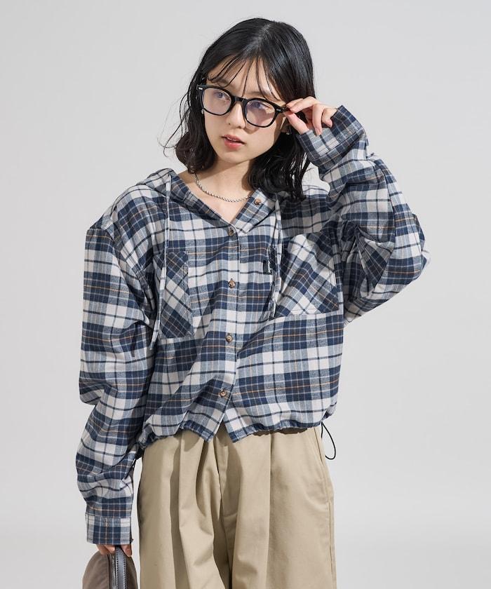 特別款連帽法蘭絨襯衫