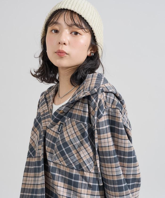 特別款連帽法蘭絨襯衫