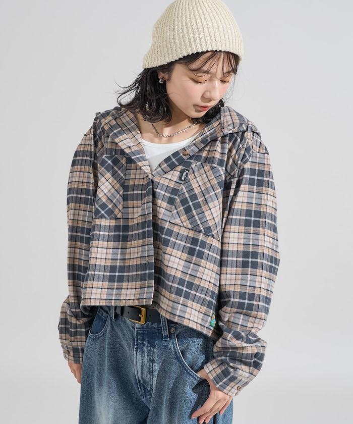 特別款連帽法蘭絨襯衫