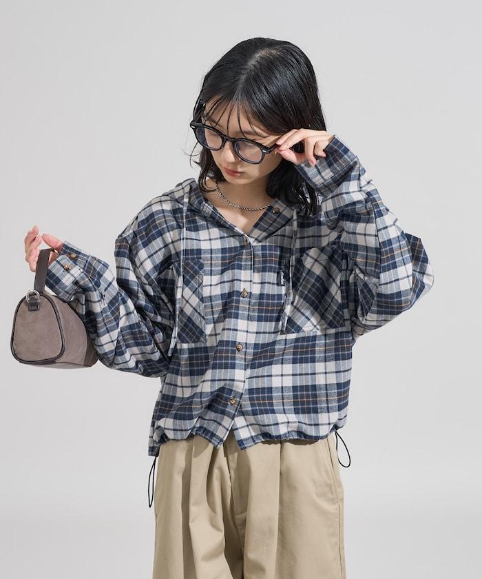 特別款連帽法蘭絨襯衫