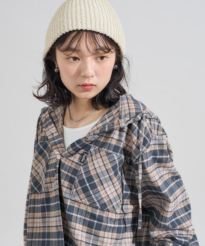 特別款連帽法蘭絨襯衫