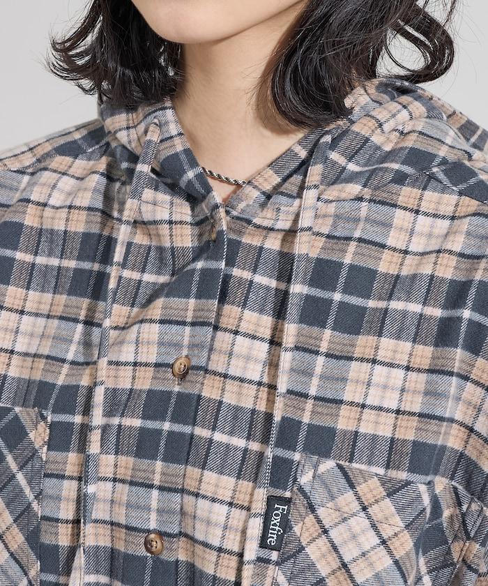 特別款連帽法蘭絨襯衫