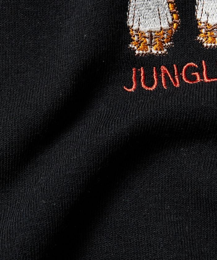 寬鬆版型 單點刺繡 圓領衛衣 / TIGER GHOST