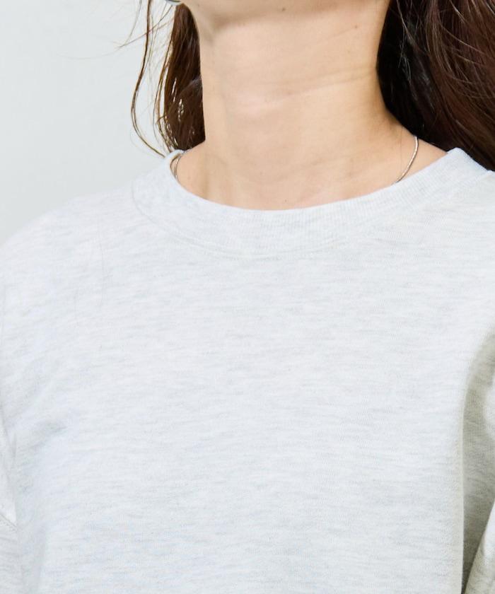 歐根紗荷葉邊拼接衛衣套頭衫