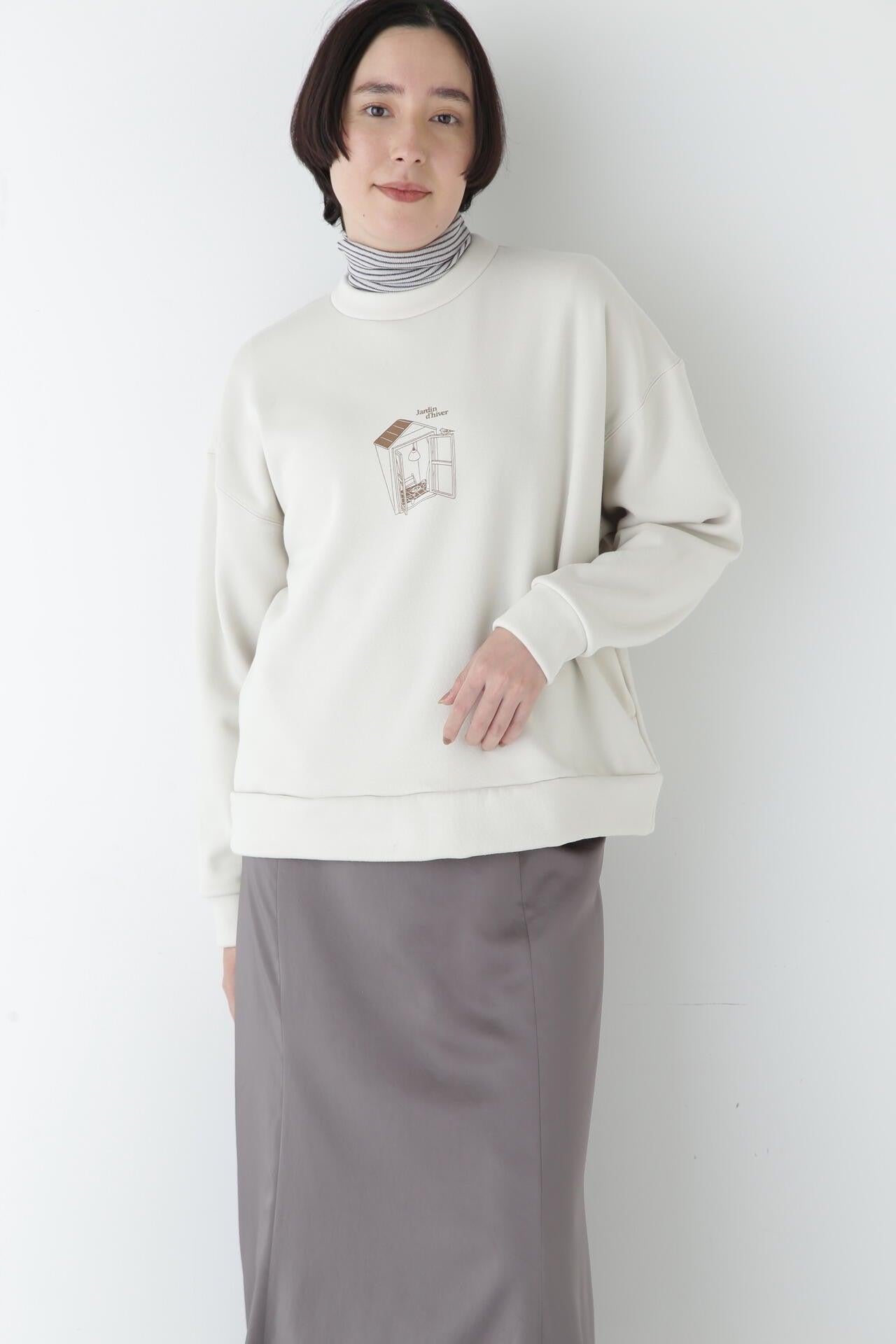 Yunosuke聯名插畫印花圓領衛衣