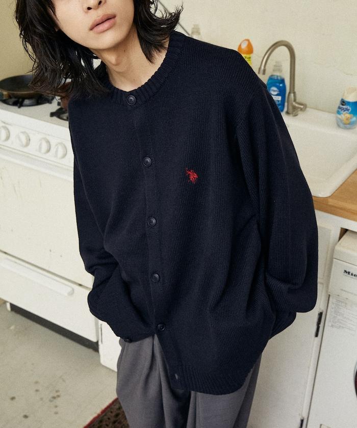 特別款圓領針織開衫