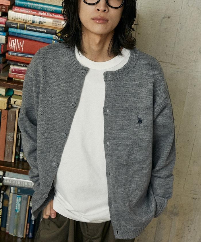 特別款圓領針織開衫