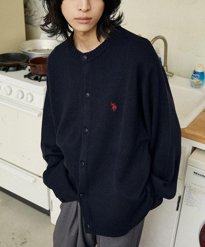 特別款圓領針織開衫