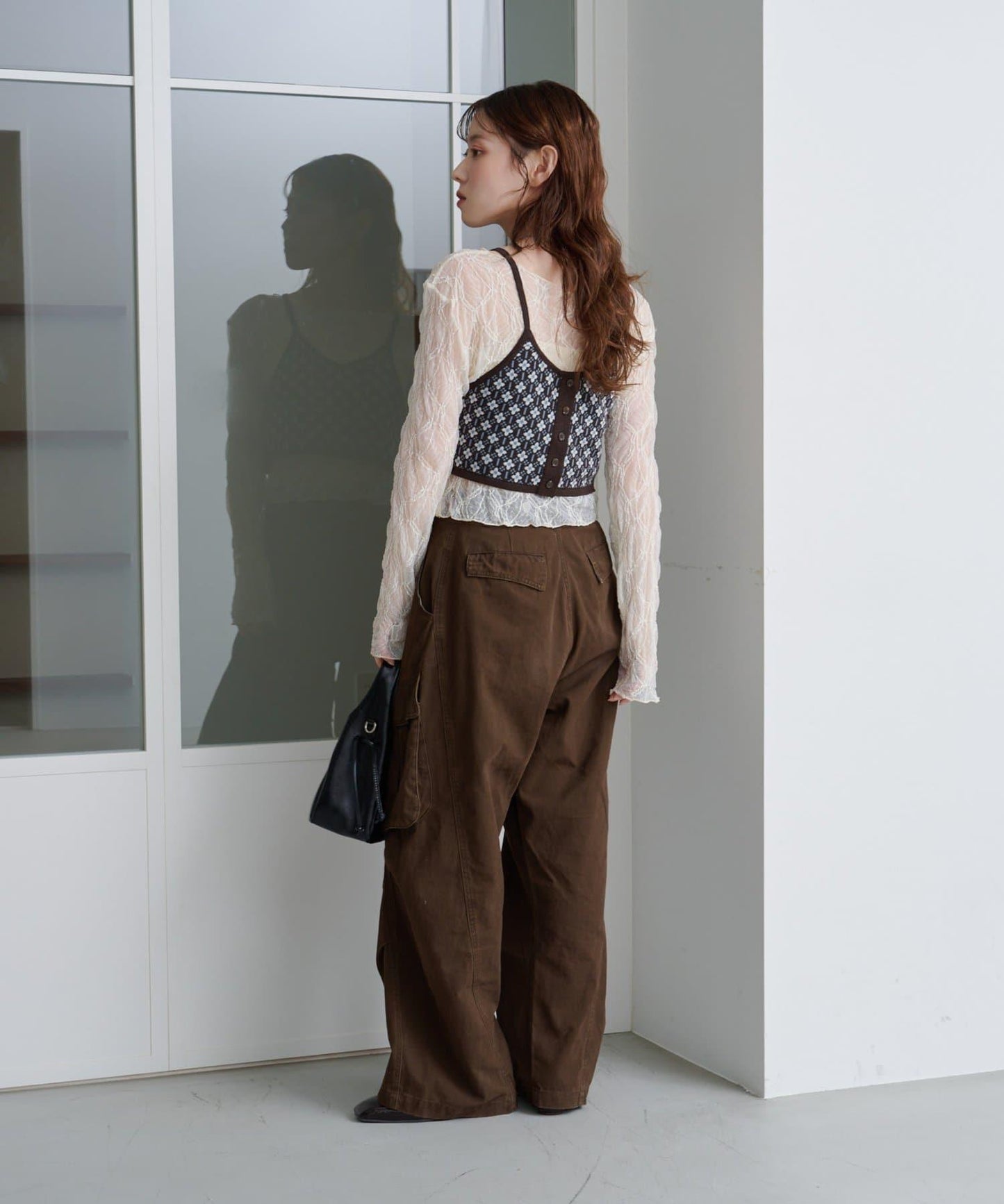 【Kastane】提花針織背心