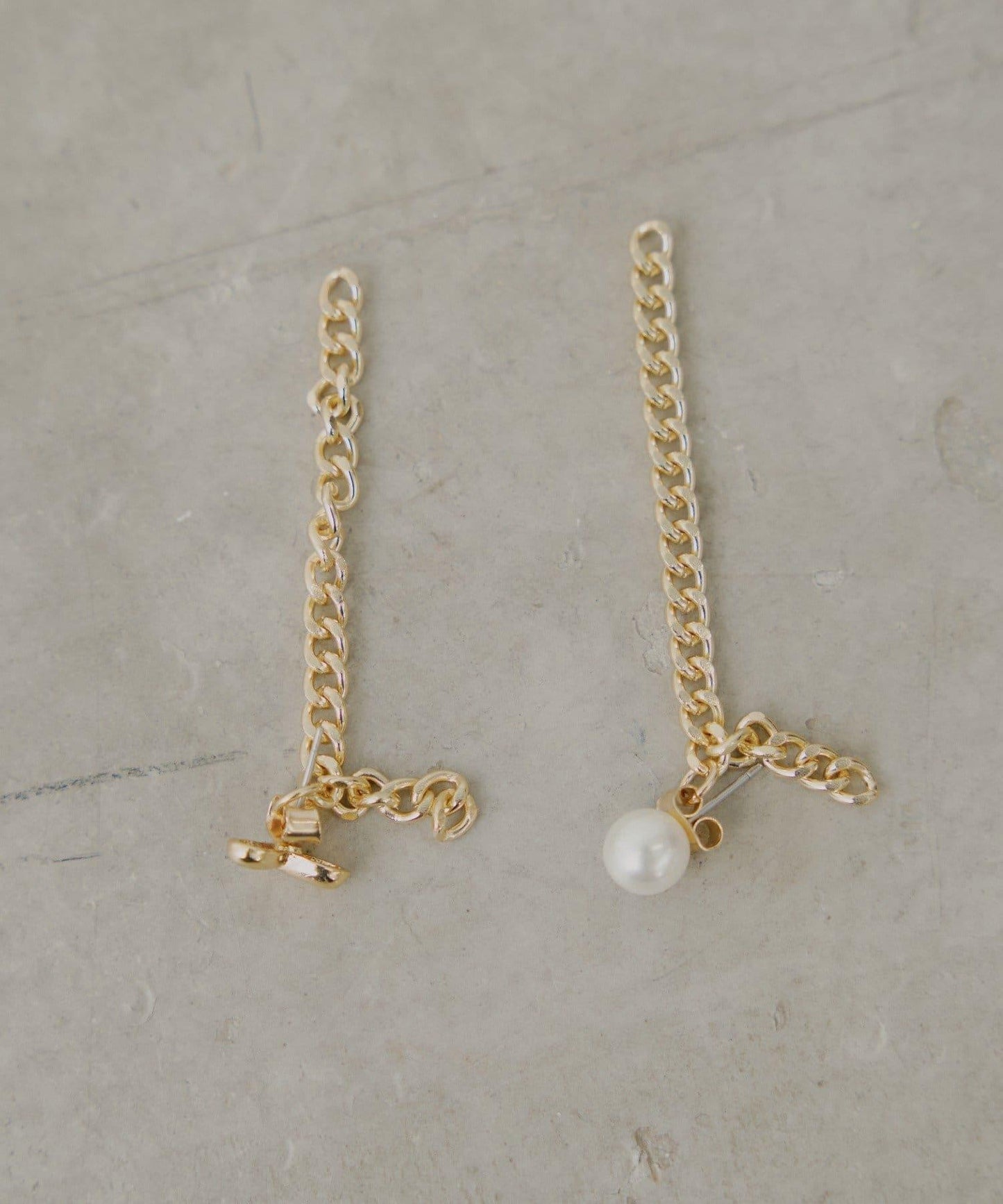 【Chico】不對稱鏈條耳環