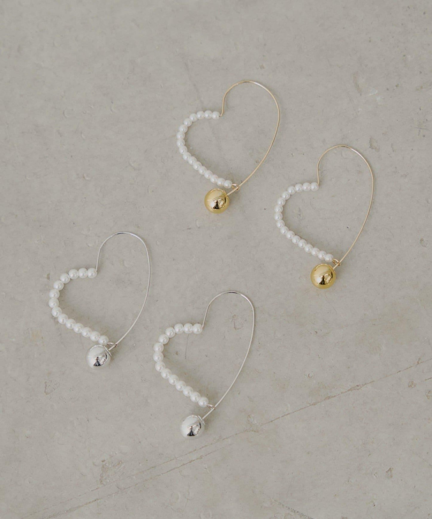 【Chico】愛心圈形耳環