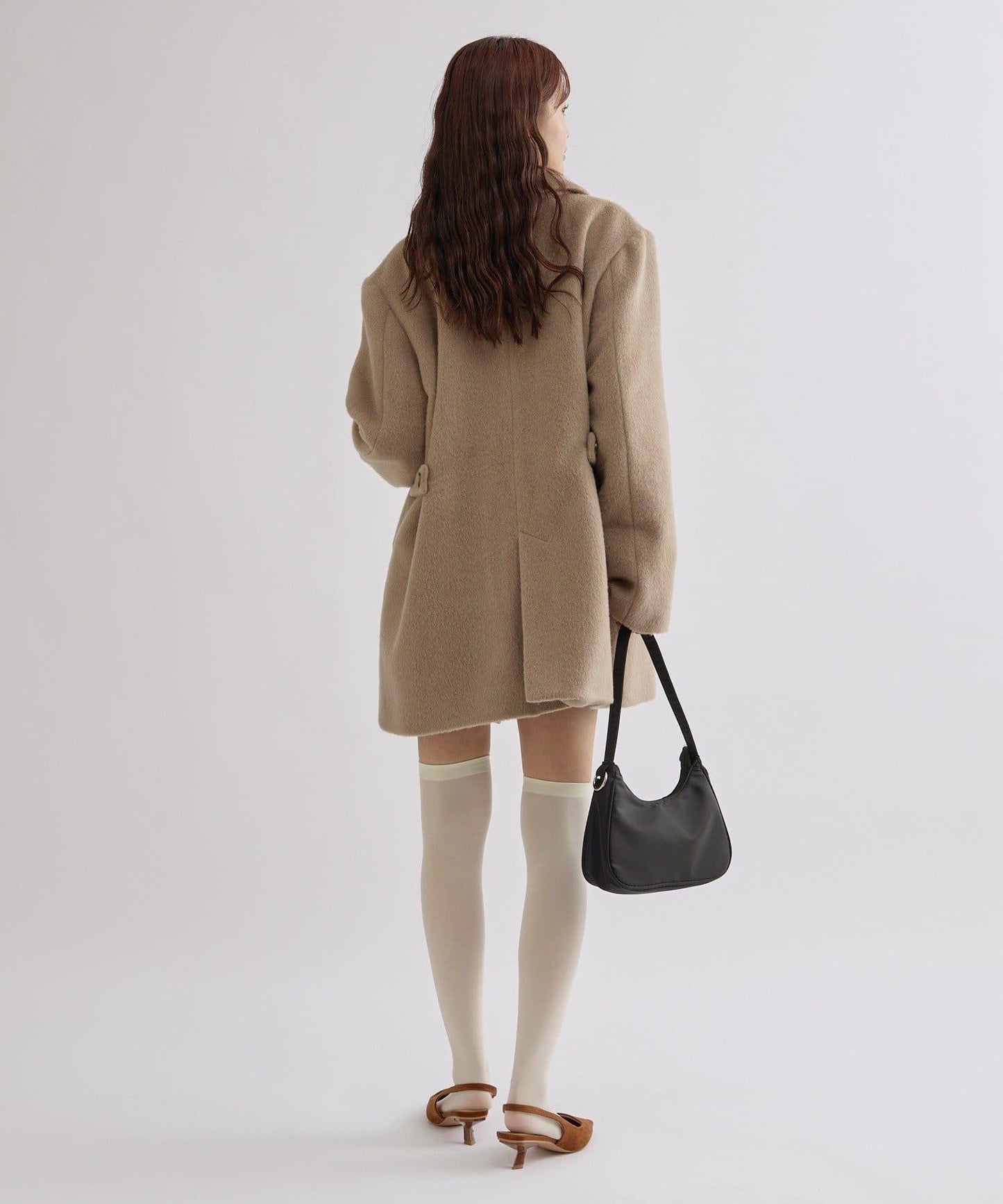 毛邊雙排扣西裝外套