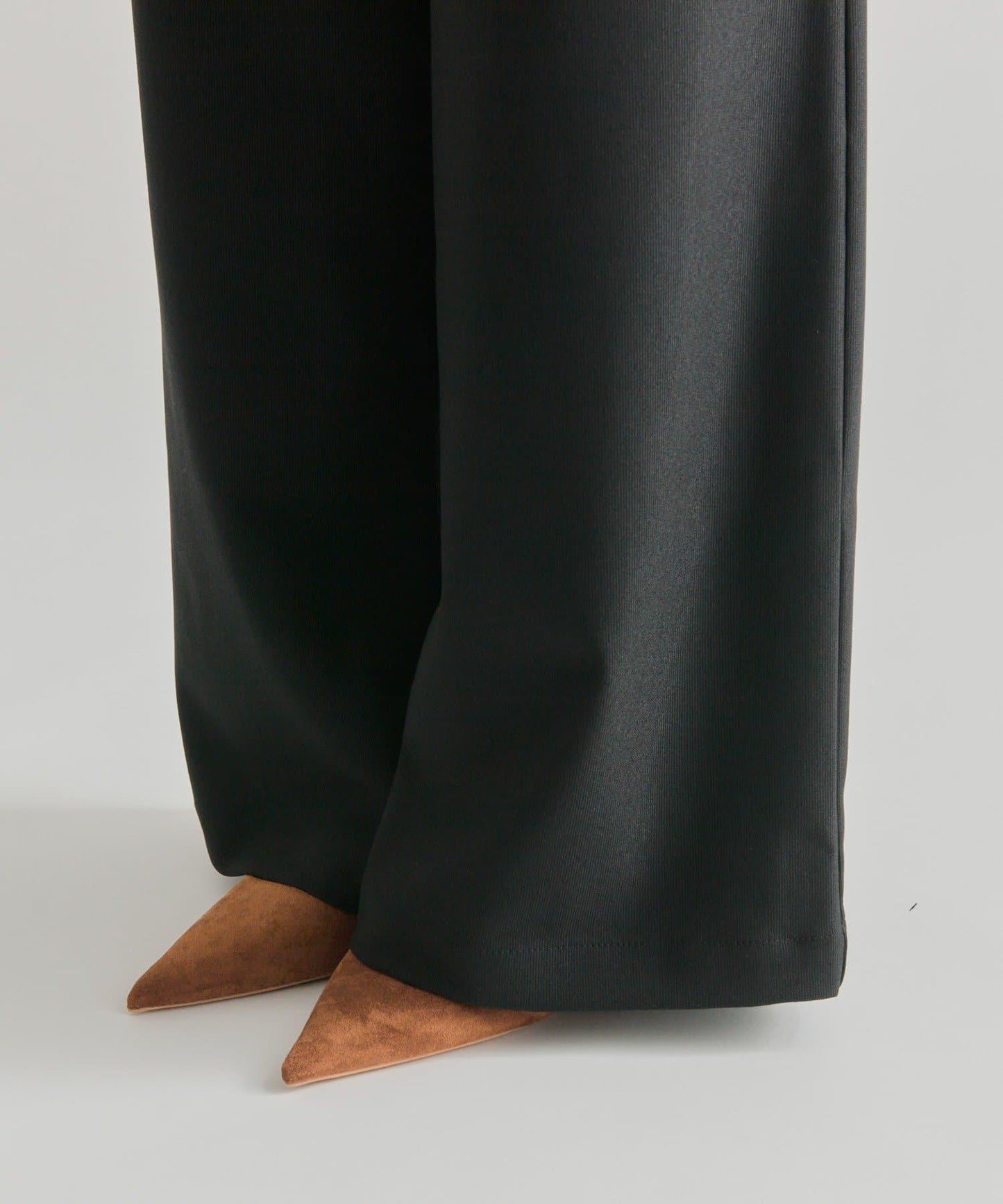 波浪腰帶休閒褲