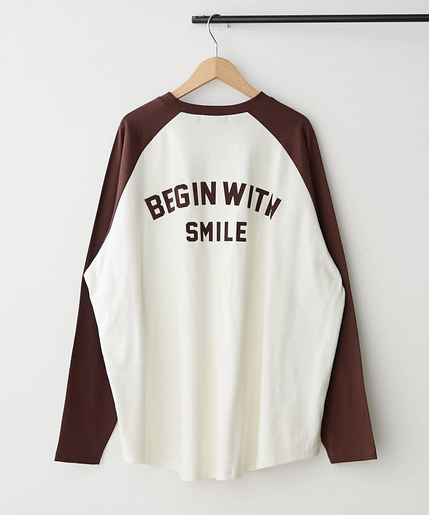 【NUNIFE】插肩袖寬鬆T恤