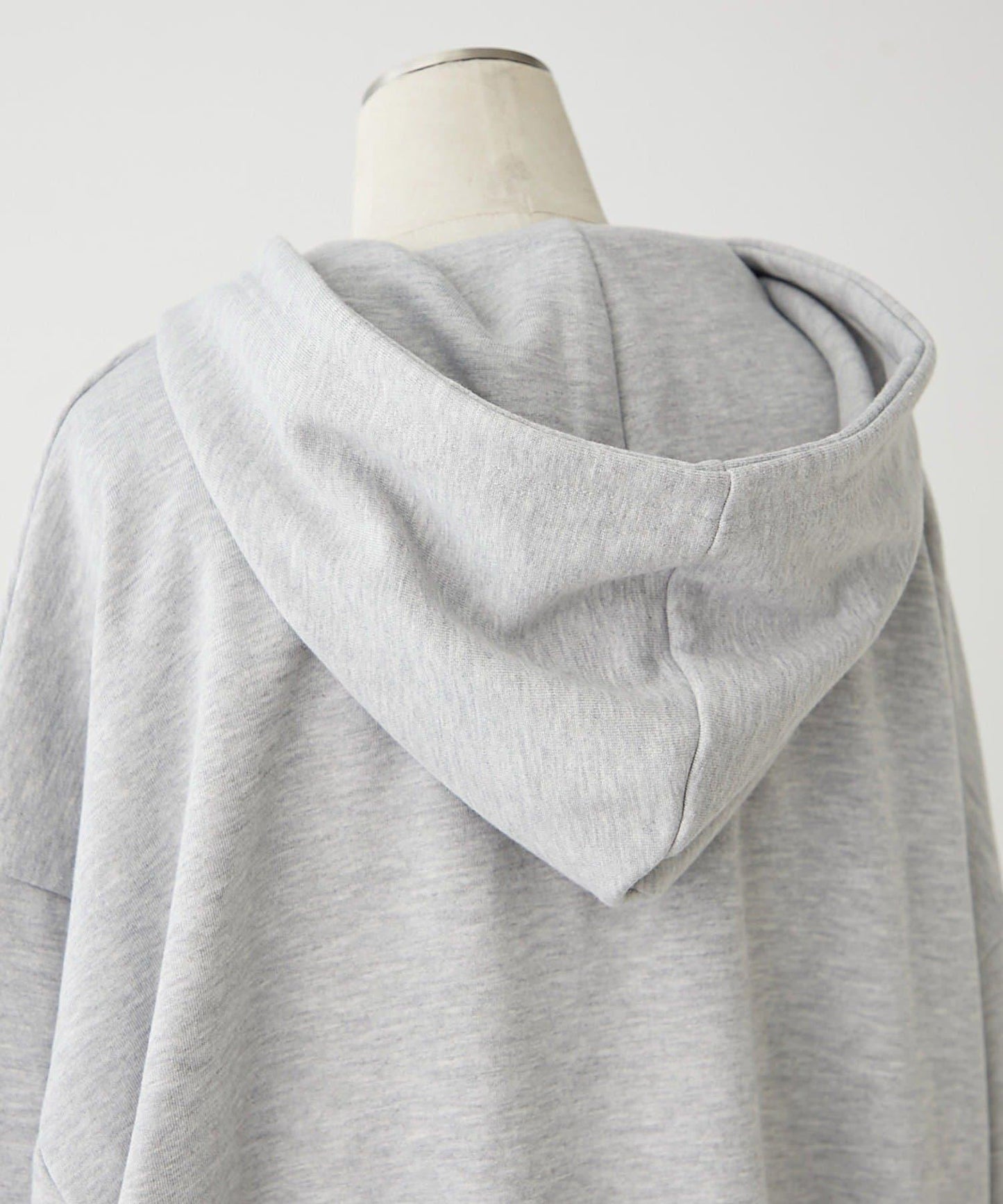 【NUNIFE】【可選2種長度】大字母印花連帽衛衣