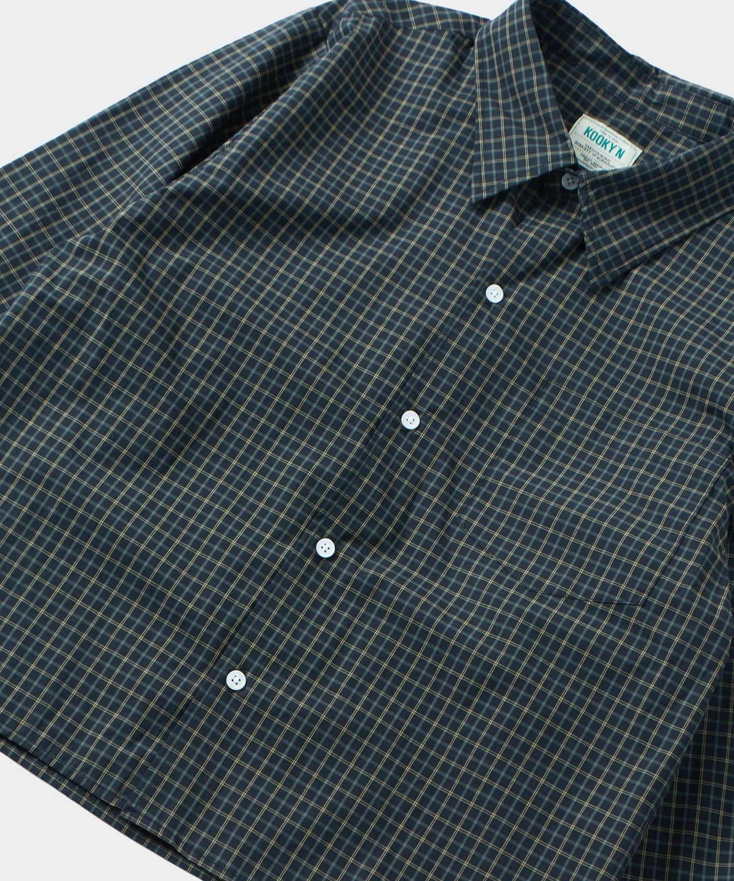 【KOOKY'N/クーキー】短款格紋襯衫 ※2種尺碼