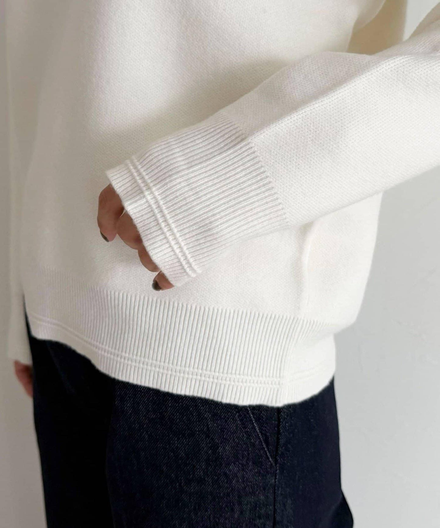 FR刺繡衛衣針織套頭衫