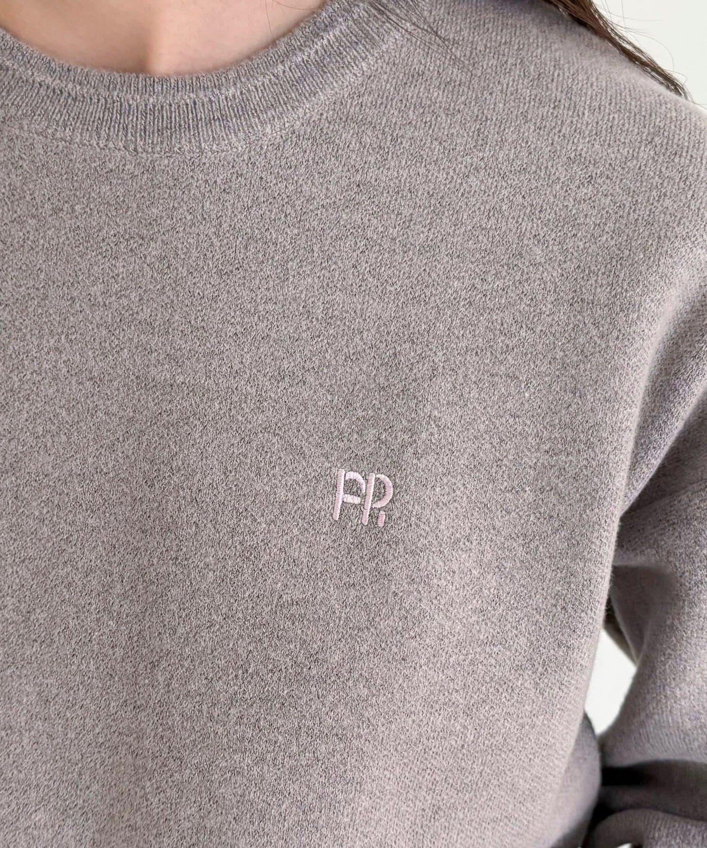 FR刺繡衛衣針織套頭衫