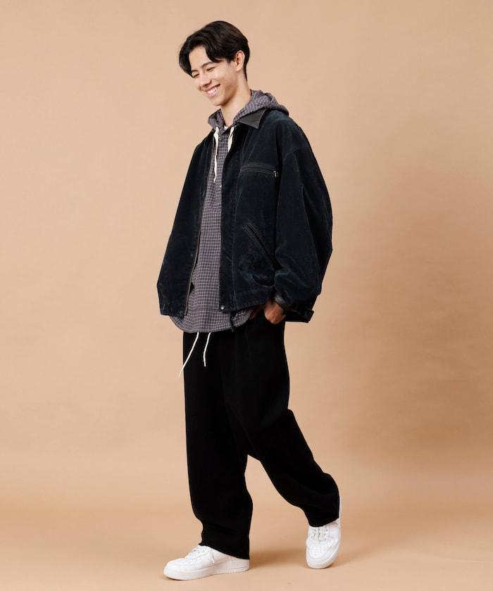 衛衣風格休閒針織長褲