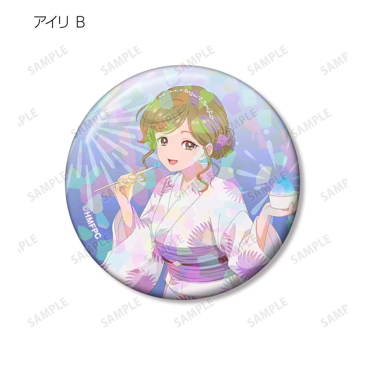 うたごえはミルフィーユ_新繪夏日祭典ver. 隨機全息徽章(單品/全套BOX)【BOX/12包入】