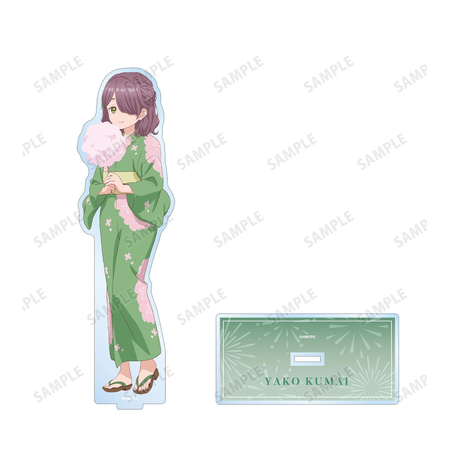 うたごえはミルフィーユ_描き下ろし クマちゃん 夏祭りver. BIGアクリルスタンド 翻譯結果: うたごえはミルフィーユ_新繪製 熊熊 夏日祭典ver. 大號亞克力立牌