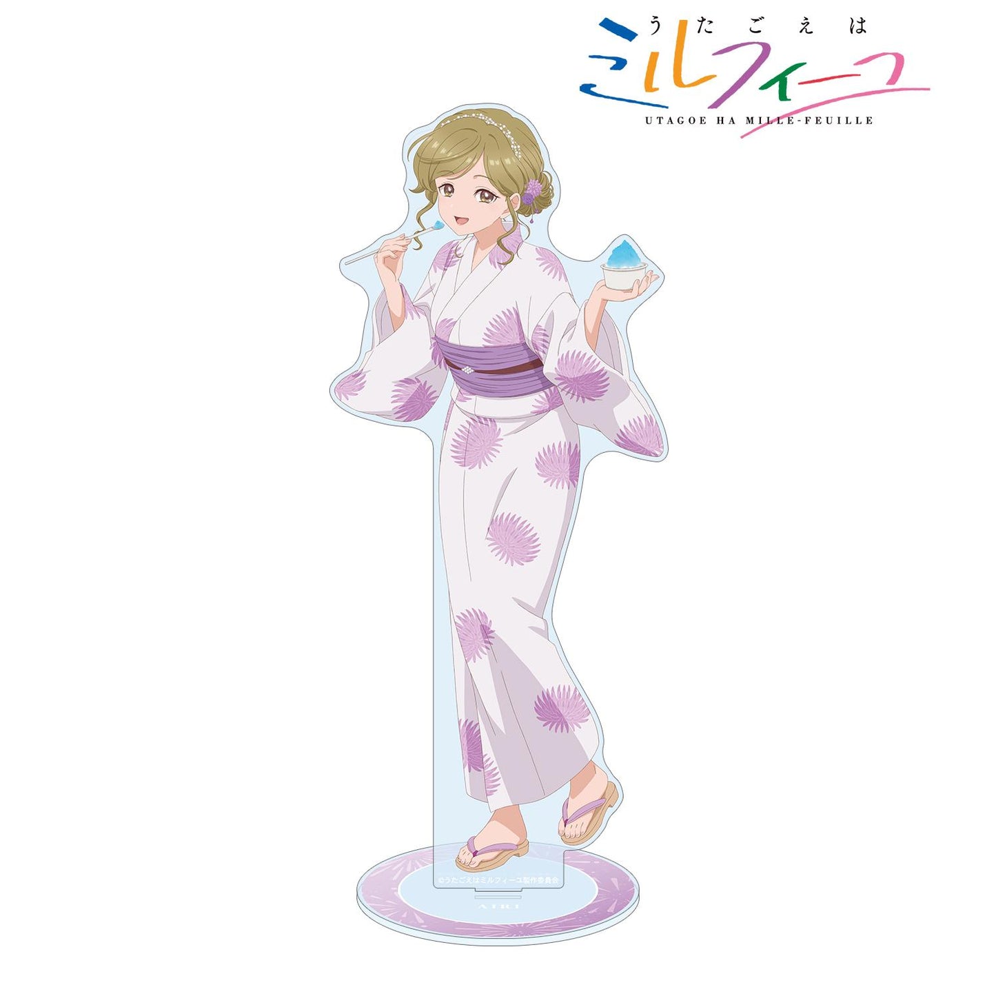 うたごえはミルフィーユ_描き下ろし アイリ 夏祭りver. 特大アクリルスタンド 翻譯結果: うたごえはミルフィーユ_原創插畫 愛莉 夏日祭典ver. 超大號亞克力立牌