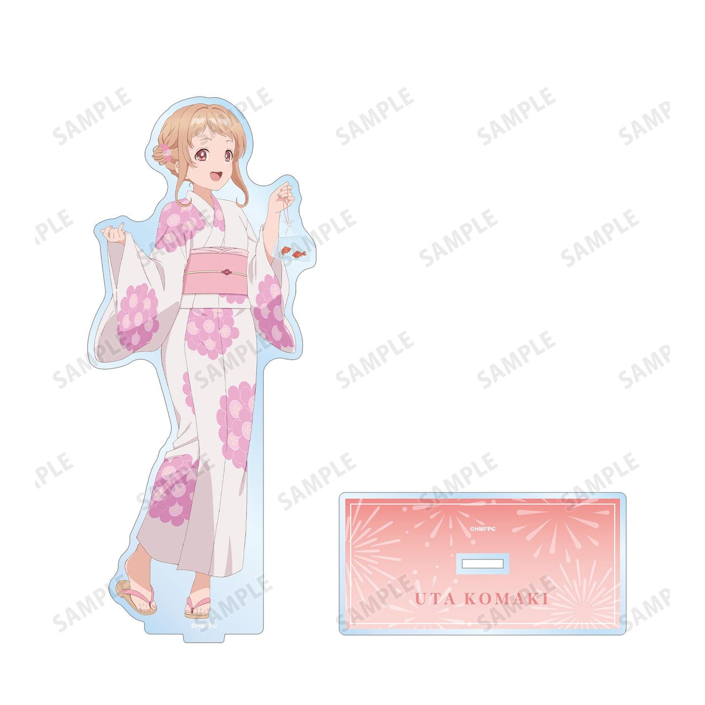 うたごえはミルフィーユ_新繪製 ウタ 夏日祭典ver. 大號亞克力立牌