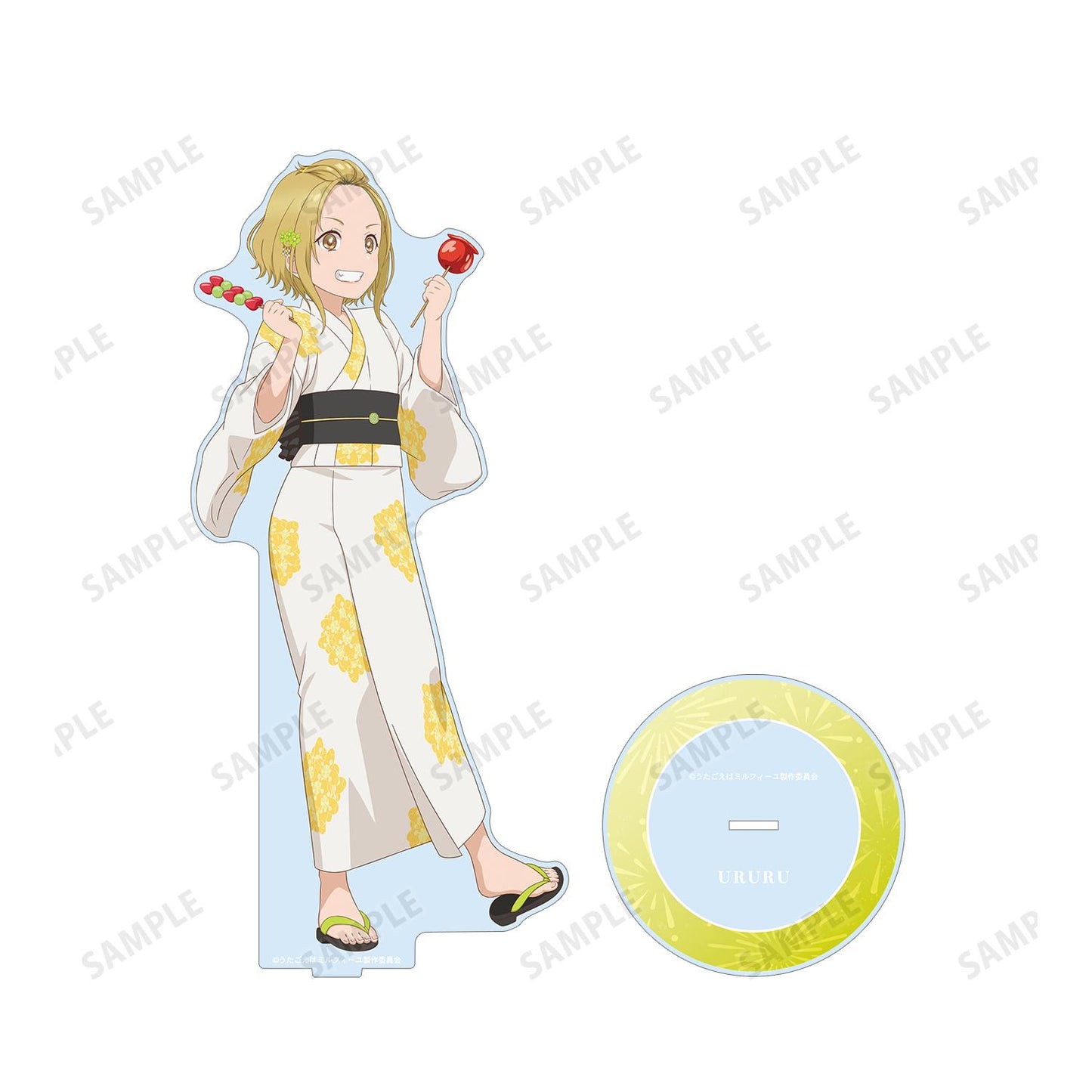 うたごえはミルフィーユ_描き下ろし ウルル 夏祭りver. 特大アクリルスタンド 翻譯結果: うたごえはミルフィーユ_新繪製 ウルル 夏日祭典ver. 超大號亞克力立牌