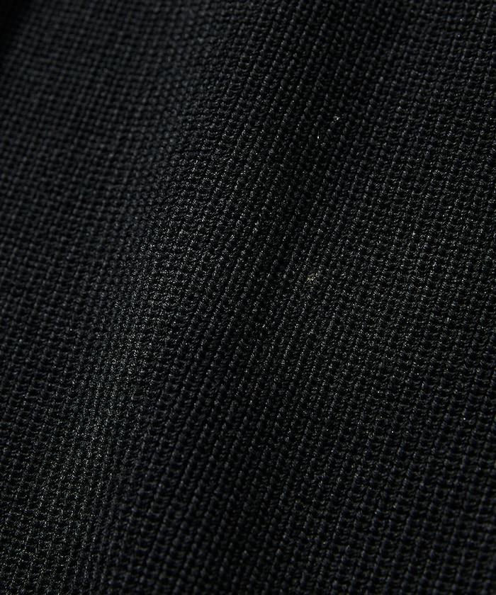 寬鬆版型 單面羅紋編織 亨利領 針織衫