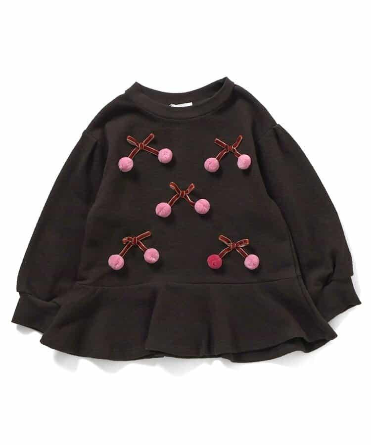 立體圖案女式長款上衣