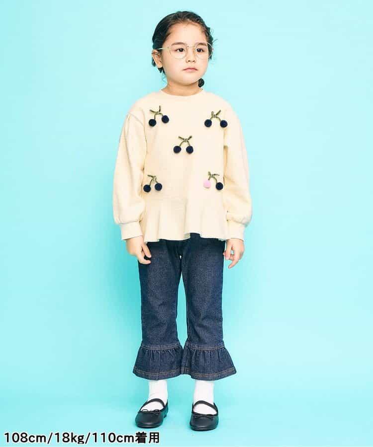 立體圖案女式長款上衣