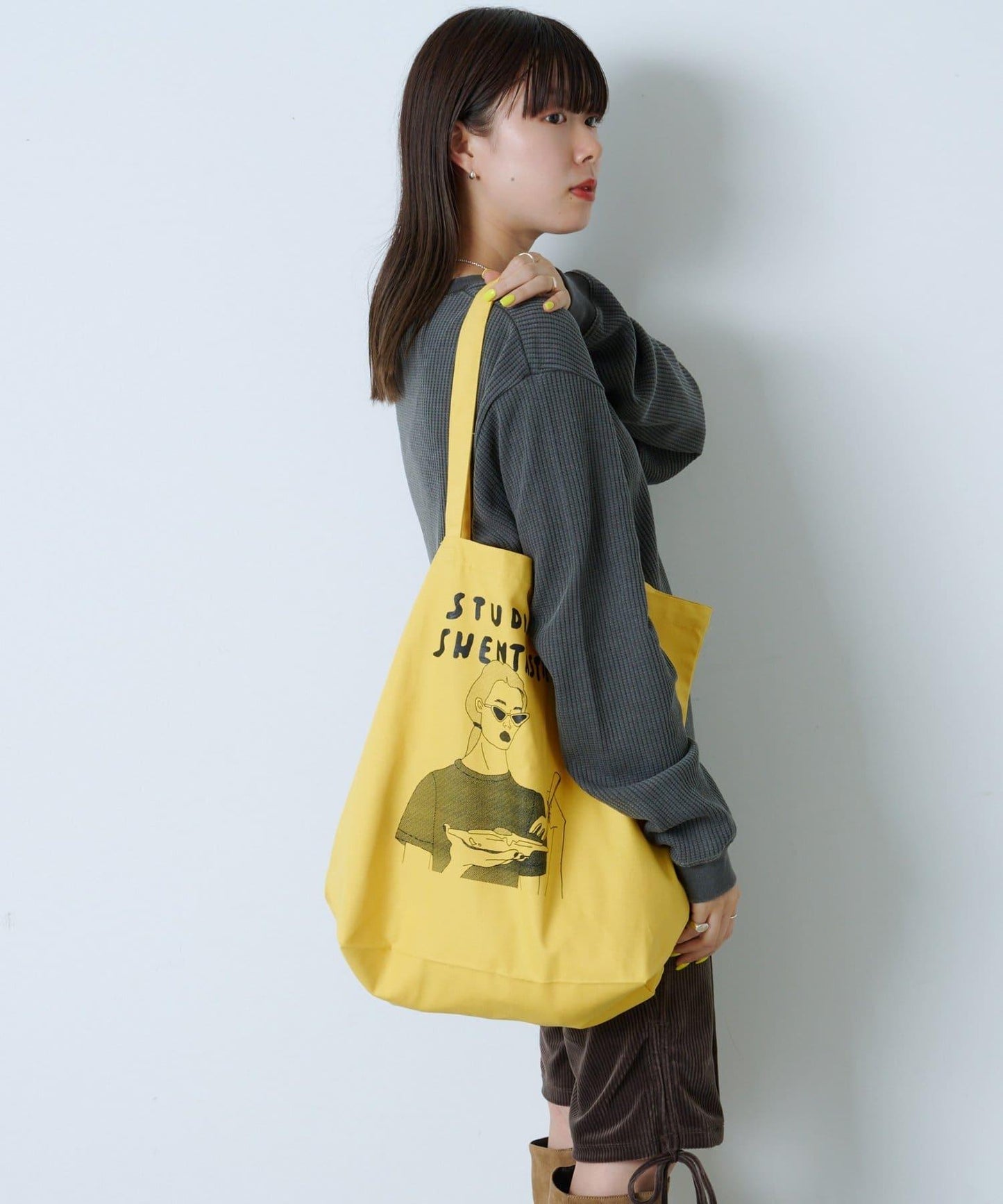 【WHIMSIC】Shentastic Studio絲網印刷手提包