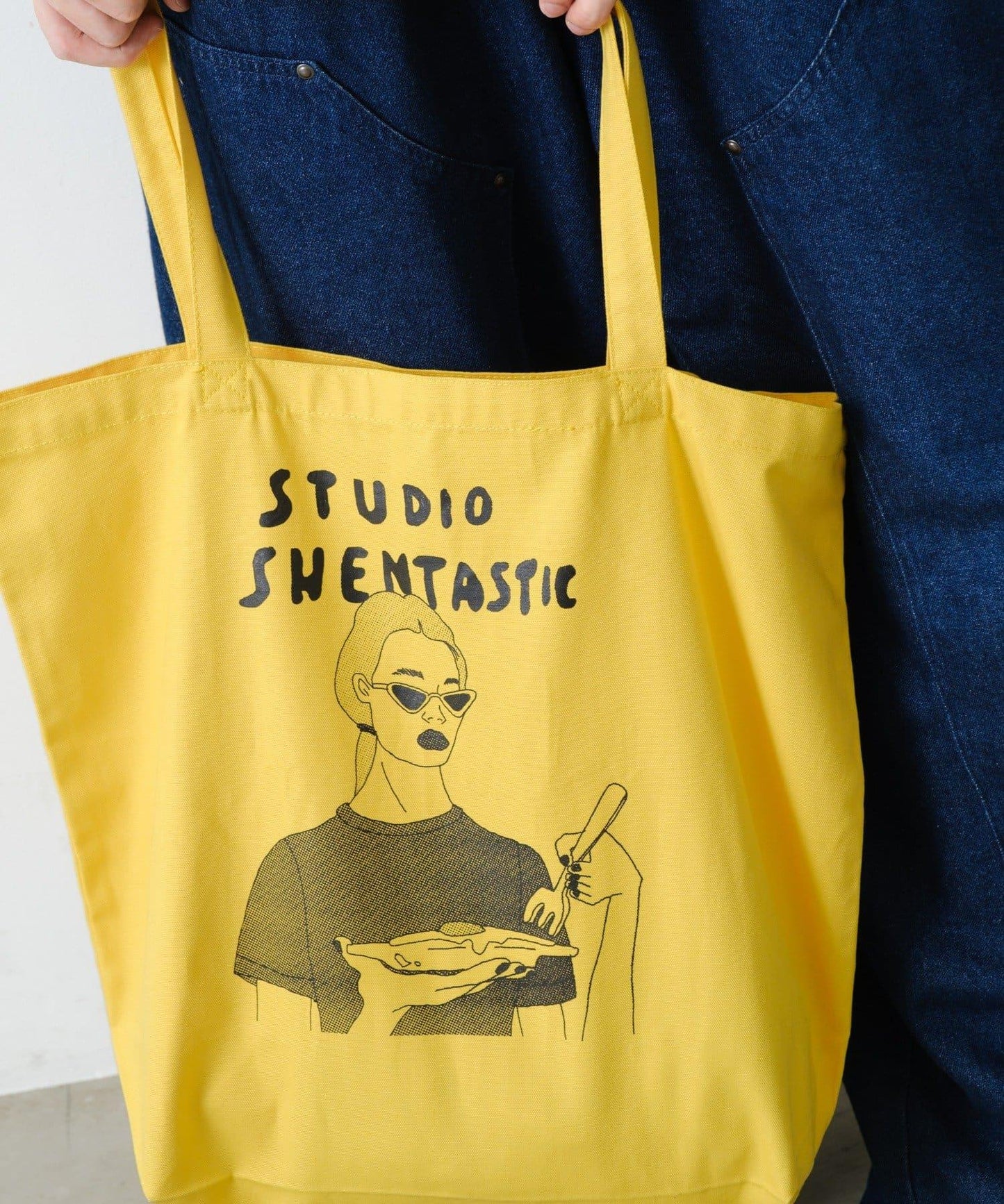 【WHIMSIC】Shentastic Studio絲網印刷手提包