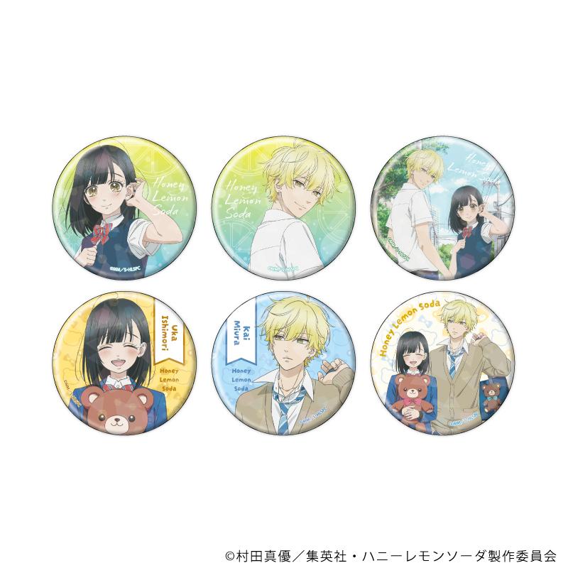 蜂蜜檸檬蘇打(57mm)全息徽章01/全套(共6種)(官方&新繪插畫)【BOX/6個裝】