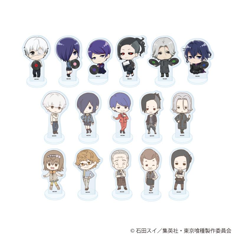 東京喰種 亞克力迷你立牌02/全套(共16種)(新繪插畫)【全套/16個裝】