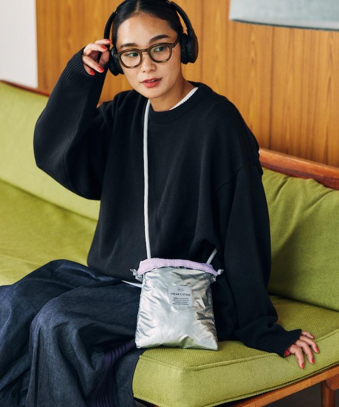 聯名 PUFFY 雙面2WAY單肩包 可翻轉雙面單肩包