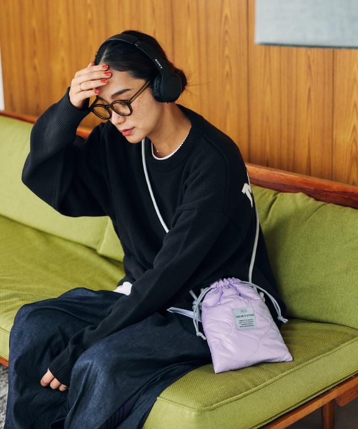 聯名 PUFFY 雙面2WAY單肩包 可翻轉雙面單肩包