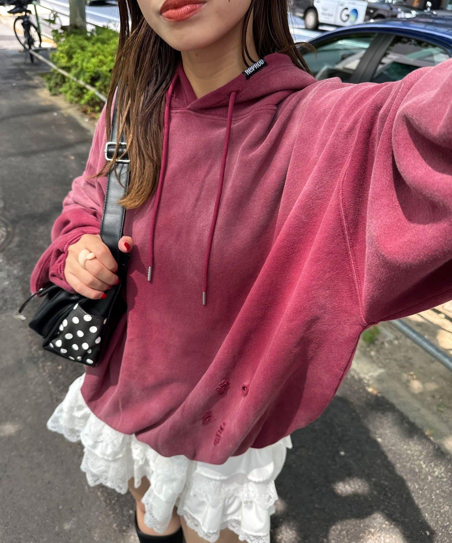 【RePRODUCTION LABEL / リプロダクションレーベル】基礎漸變連帽衛衣