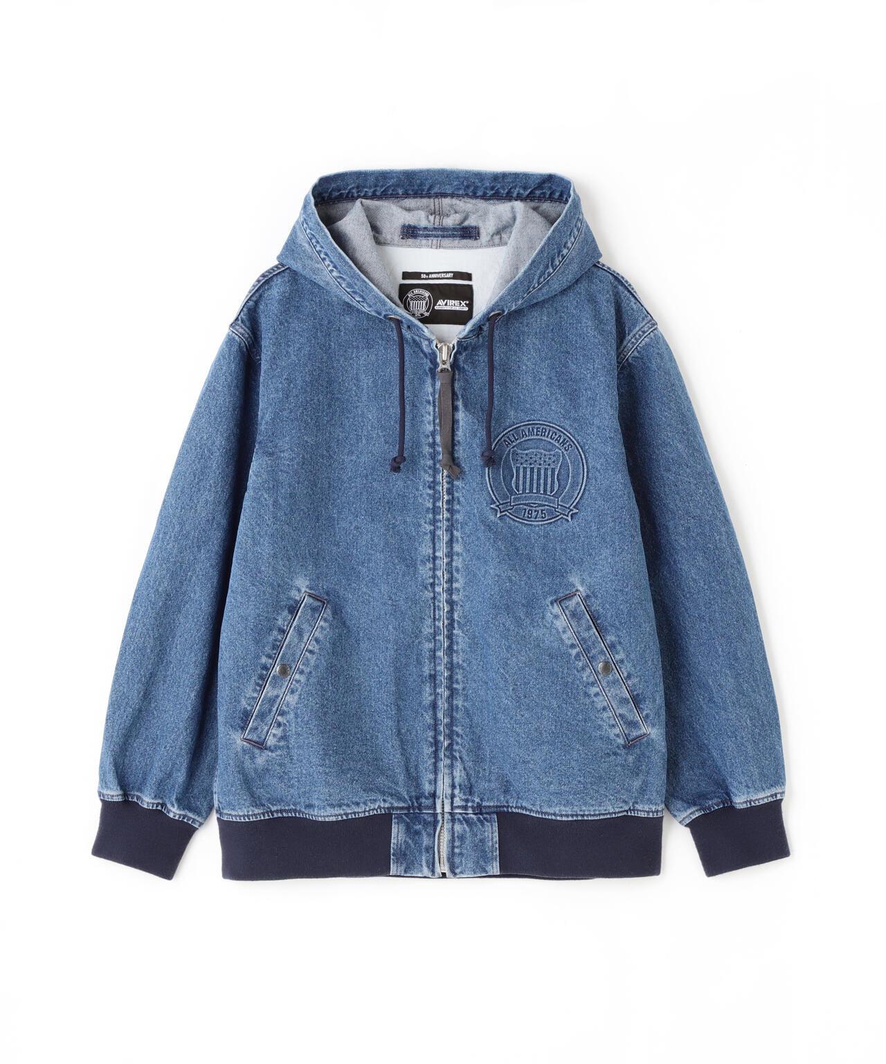 《直営店限定》DENIM SIGNATURE LOGO 衛衣 / 牛仔標誌連帽衛衣