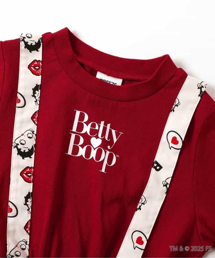 【Betty BoopTM】拼接連衣裙